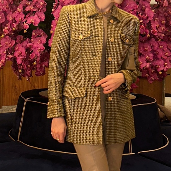 WOW 💚 Escada Green Blazer 34 - Picture 1 of 9